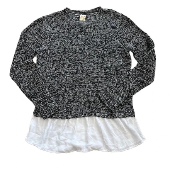 Faded Glory Black Crew Neck Sweater XL - Picture 1 of 3